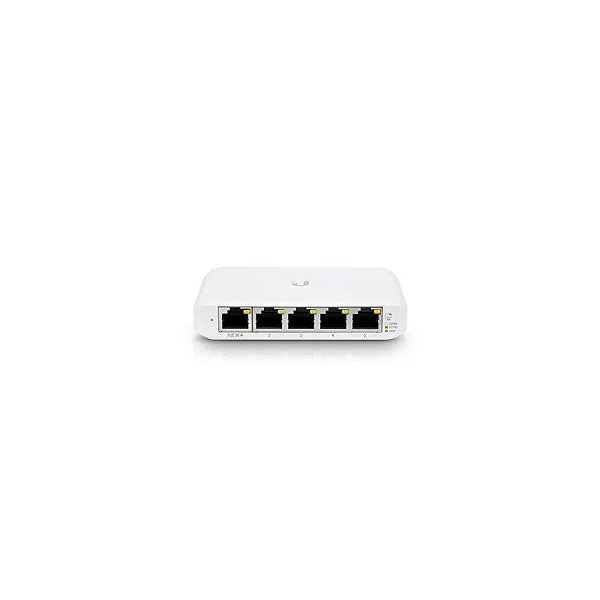 Cabos. Uniflex Mini Unifi Switch 5 Portas Gigabit RJ45 Poe 2.5W Sem Fonte de Alimentação