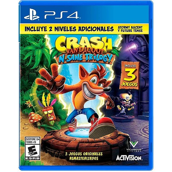 Jogo Crash Bandicoot N Sane Trilogy - PS4