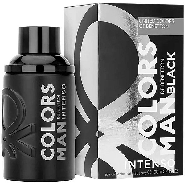 Perfume Benetton Colors Man Black Intenso Eau de Parfum 100mL Masculino