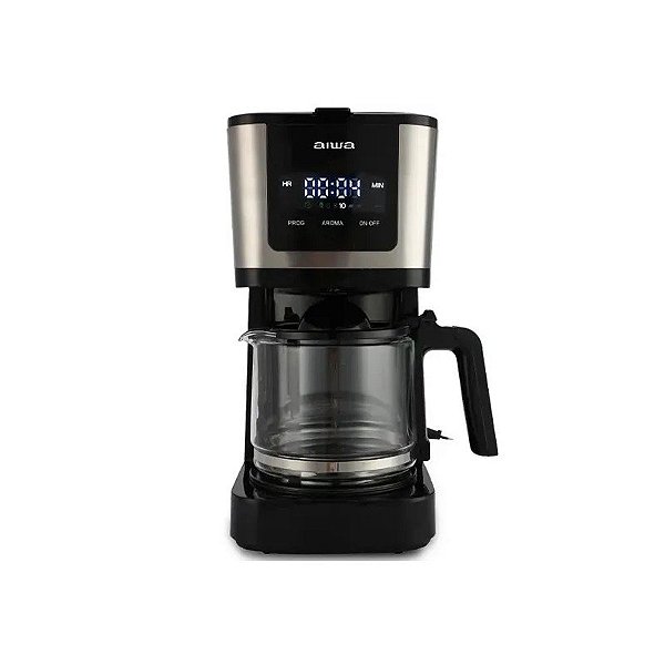 Cafeteira Aiwa AW-CD9423 900 Watts 220 - 240V ~ 50/60Hz - Preta/Prata