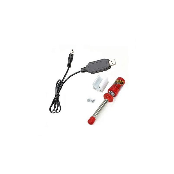 Carregador USB Dubro Kwik Start Vela de Ignição XL Glow Driver DUB668