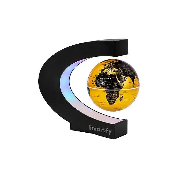 Globo de Levitação Smartfy GB02G - 10,6CM - com LED - Bivolt - Dourado