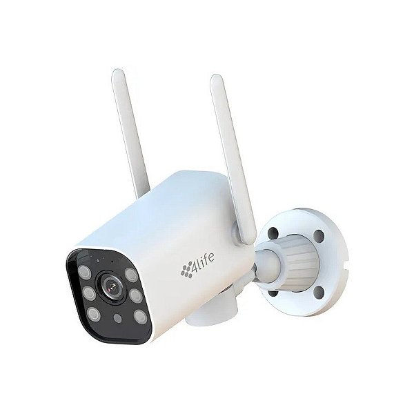 Câmera de Vigilância IP 4LIFE FLG3P 5 MP - Branco