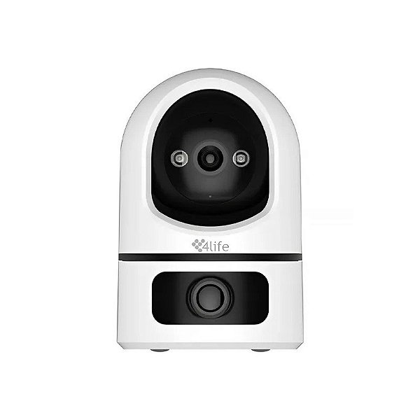 Câmera IP 4LIFE Trakduo FLU25X 3.5K com Wi-Fi - Branca