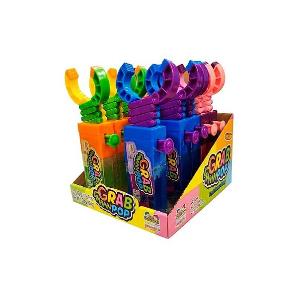 Pirulito Kidsmania Grab Pop Candy Caixa 12x17G