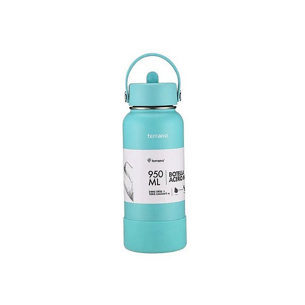 Garrafa Térmica Terrano - 950ML - com Bico - Turquesa