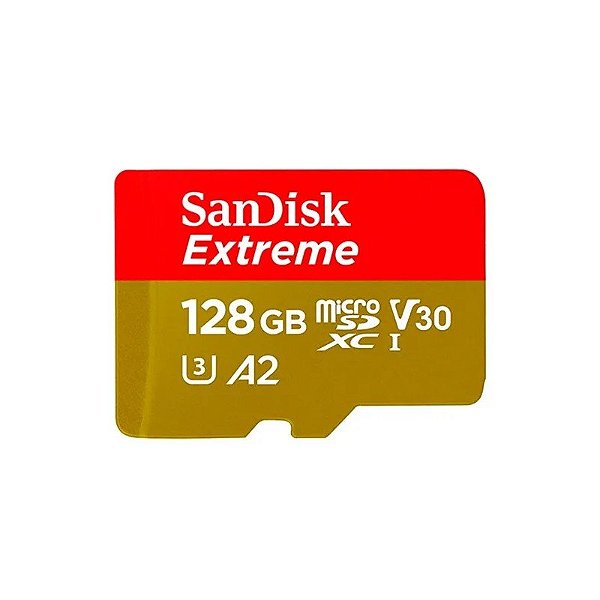 Memória Micro SD Sandisk Extreme 128GB / 190MBS - (SDSQXAA-128G-GN6AA)