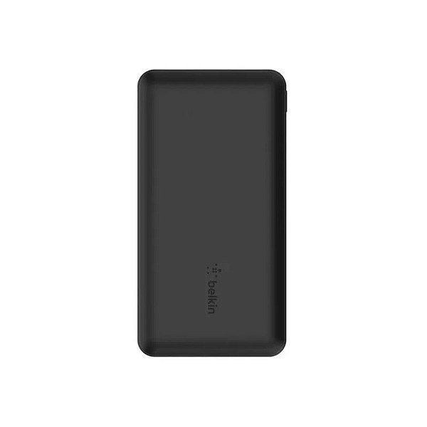 Carregador Portátil Belkin Boostcharge 3 Portas 10.000 Mah + Cabo USB-A/USB-C Preto - BPB011BTBK