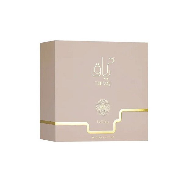 Kit Perfume Lattafa Teriaq - Eau de Parfum - Unissex - 3 Em 1 - 100ML + 12ML + 50ML