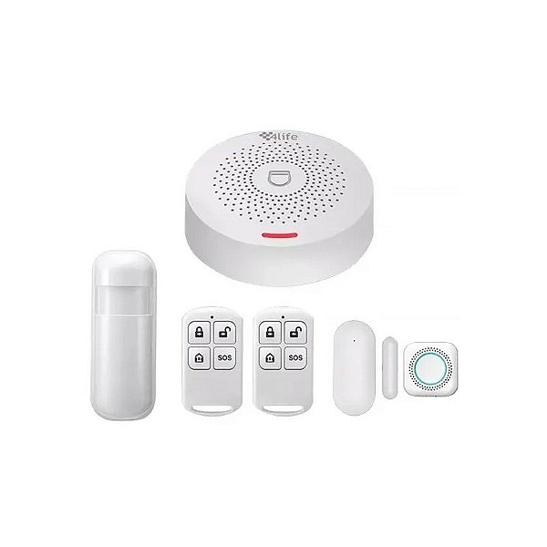 Alarme Residencial 4LIFE FL150 Wifi - Branco