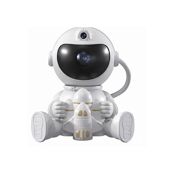 Projetor de Luz LED Smart Vision BT YHY-10 Astronauta com Ônibus Espacial