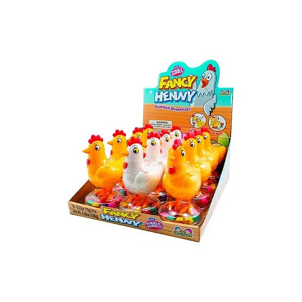 Chiclete Kidsmania Bubble Fancy Henny Caixa 12X15G