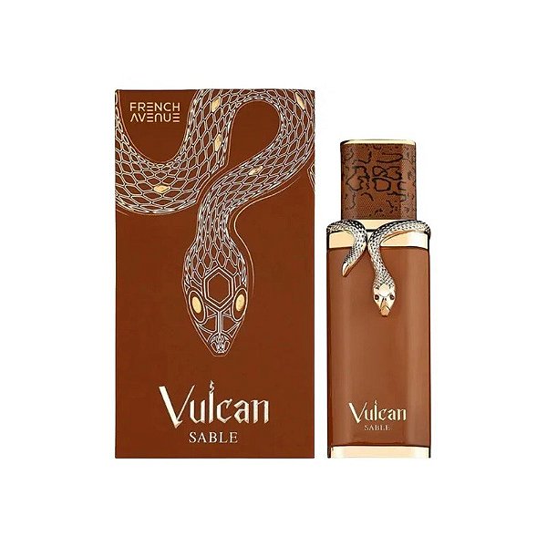 Perfume French Avenue Vulcan Sable - Eau de Parfum - Unissex - 100ml