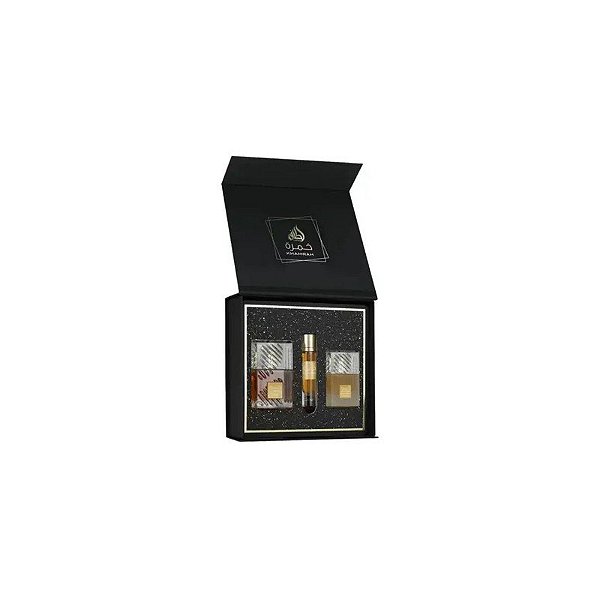 Kit Perfume Lattafa Khamrah Eau de Parfum Unissex 100ML + 12ML + 50ML