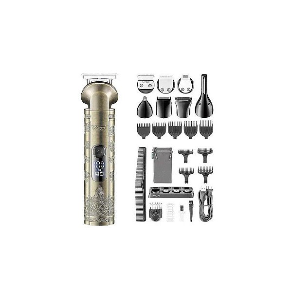 Máquina VGR V-110 Barba/Cabelo - 8 Em 1