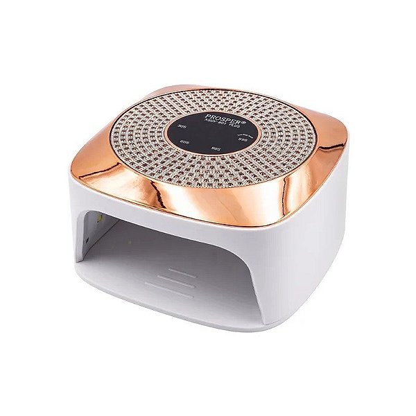 Secador de Unhas Prosper XSUV-801 Plus 168 Watts Recarregável - Branco/Dourado