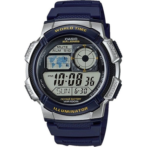 Relógio Masculino Casio Digital AE-1000W-2AVDF (sem estojo)