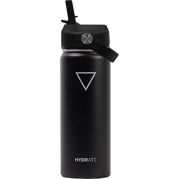 Garrafa Térmica Hydrate 500 Preto New 532ml