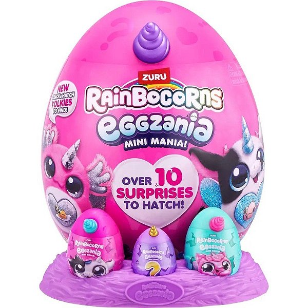Ovo Rainbocorns Eggzania Mini Mania Surpresa Zuru - 9296