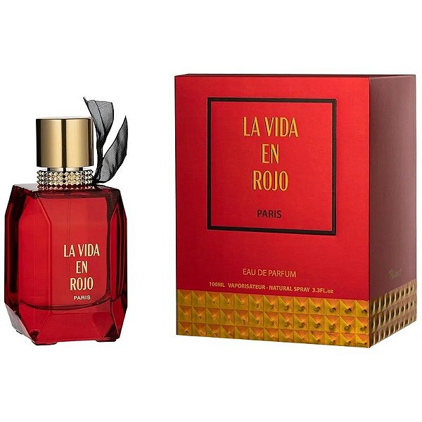Perfume Lomani La Vida En Rojo EDP 100ml - Feminino