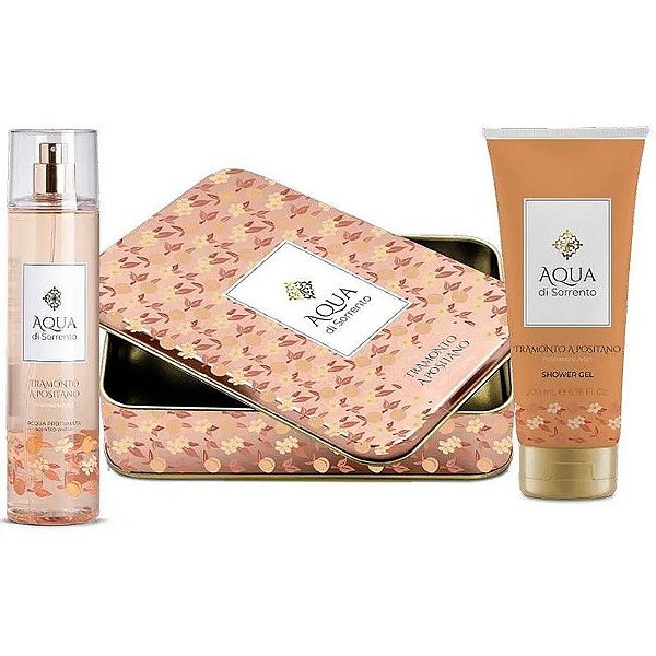 Kit Body Mist Aqua di Sorrento Giardino Di Amalfi 245mL + Gel de Banho 200mL