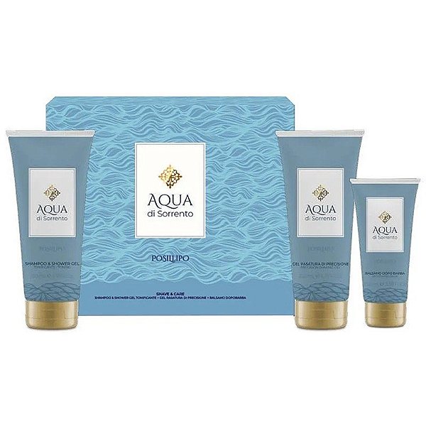 Kit Aqua di Sorreto Posillipo para Barbear e Cuidados
