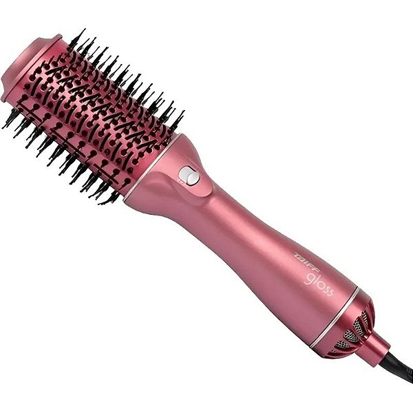 Escova Secadora Taiff Profissional Gloss 1200W Rosa - Bivolt
