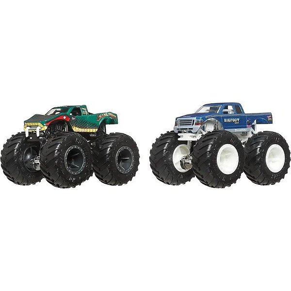 Caminhão Monster Truck Hot Wheels Snake Bite & Bigfoot Mattel - FYJ64-JCC74