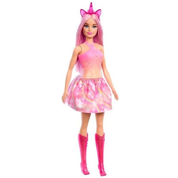 Boneca Barbie Unicórnio Mattel - HRR13