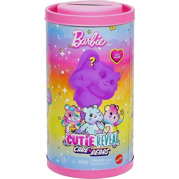 Boneca Barbie Cutie Reveal Care Bears Mattel - JGH75