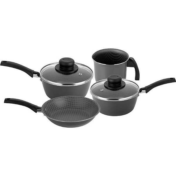 Jogo de Utensílios de Cozinha Multiflon Linha Essencial - 40008 (4 peças)