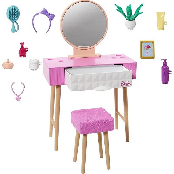 Jogo de Acessórios Barbie Mattel - HJV35