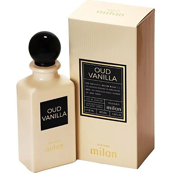 Perfume Maison Milán Oud Vanilla EDP 90mL - Unissex