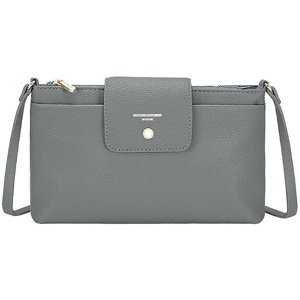 Bolsa David Jones Femenina CM7829 Steel Gray