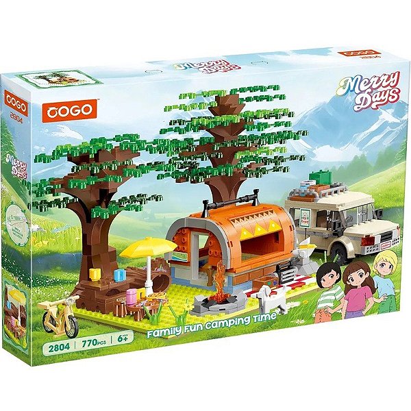 Jogo Cogo Merry Days Diversão em Família Acampamento - 2804 (770 Peças)
