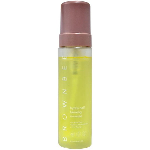 Mousse Bronzeador Marrom Abelha Hidro Autobronzeador com Aloe Vera Antienvelhecimento - 200mL