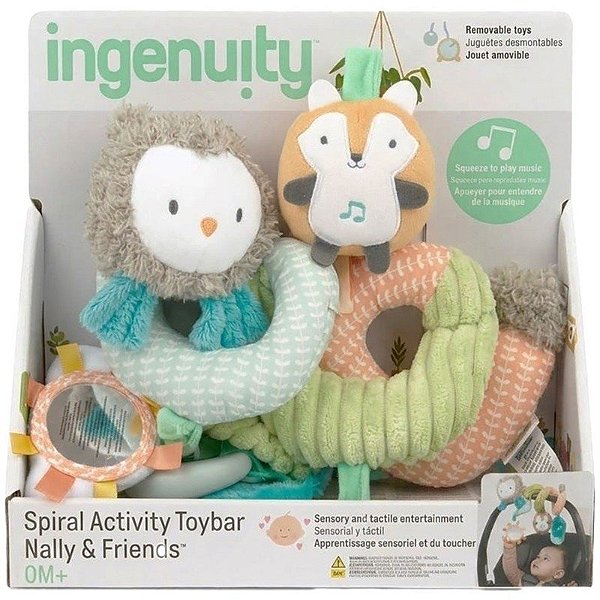 Barra de Atividades Espiral Ingenuity Nally & Friends - KD13046