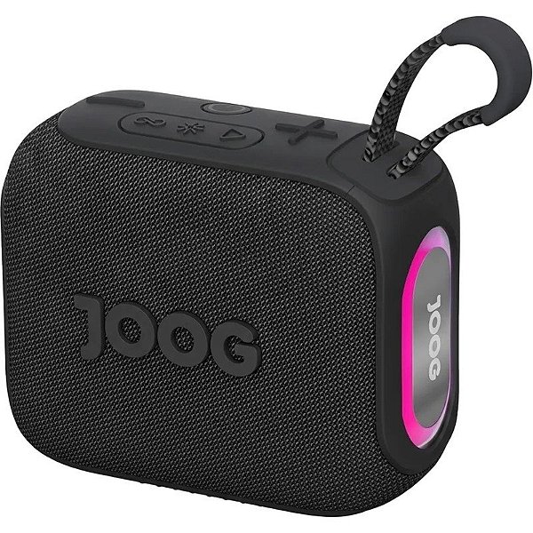 Caixa de Som Portátil Joog Pair S 10W IPX6 Bluetooth TWS Preto