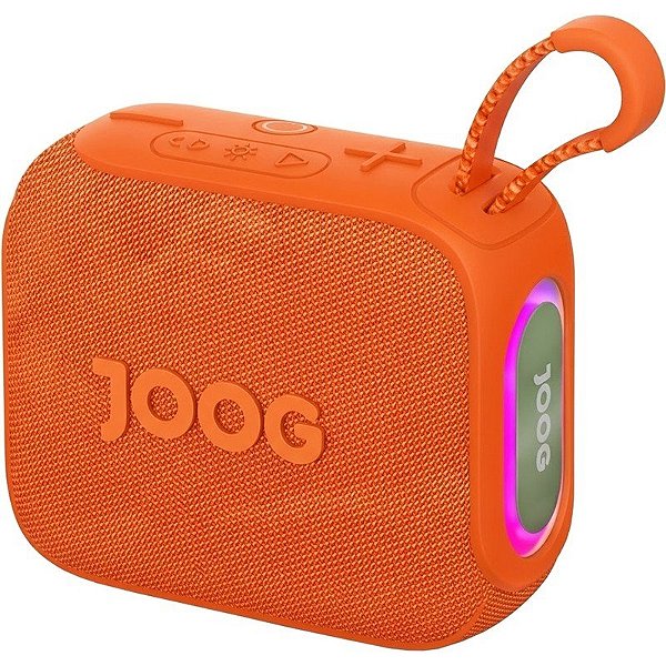 Caixa de Som Bluetooth Portátil Joog Pair S 10W IPX6 TWS Laranja