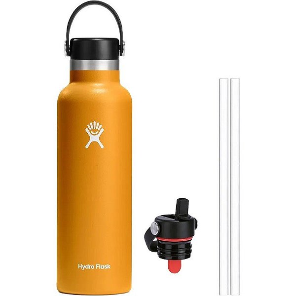 Garrafa Térmica Hydro Flask S21SX162 621mL + Tampa SFS001 - Fossil
