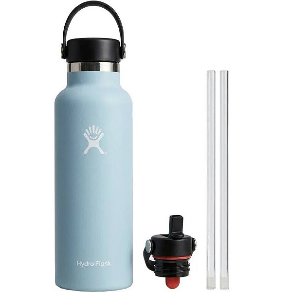 Garrafa Térmica Hydro Flask S21SX417 621mL + Tampa SFS001 - Azul céu