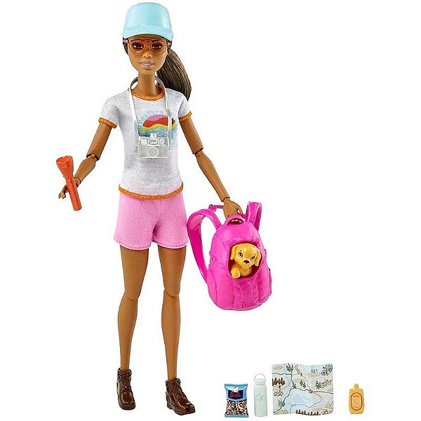 Boneca Barbie Self-Care Dia de Caminhada Mattel - HNC39