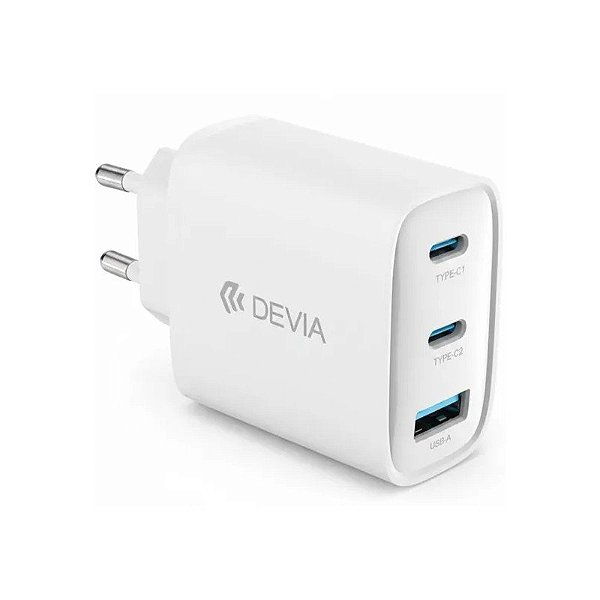Carregador Devia Extreme Speed Series PD 65W A+2C USB-C USB-A - Branco