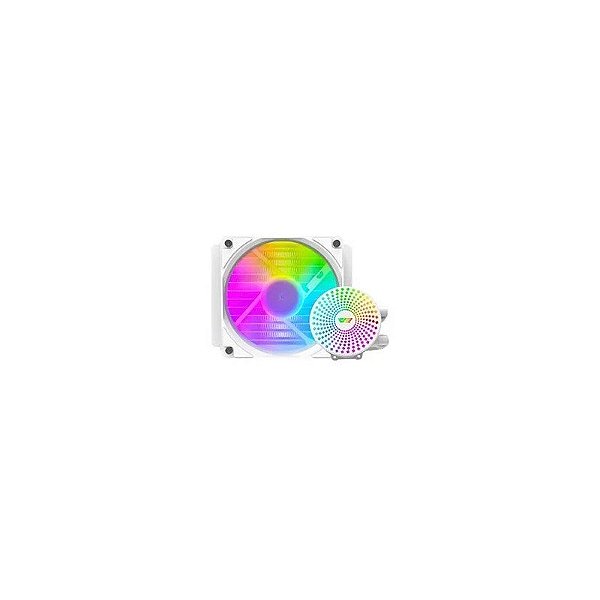 Cooler de Água para Processador Darkflash Radiant DC-120 120MM Argb - Branco