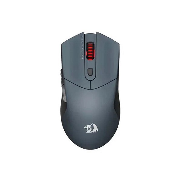 Mouse Gamer Redragon ST4R Pro M917GB 26000 DPI Sem Fio Cinza