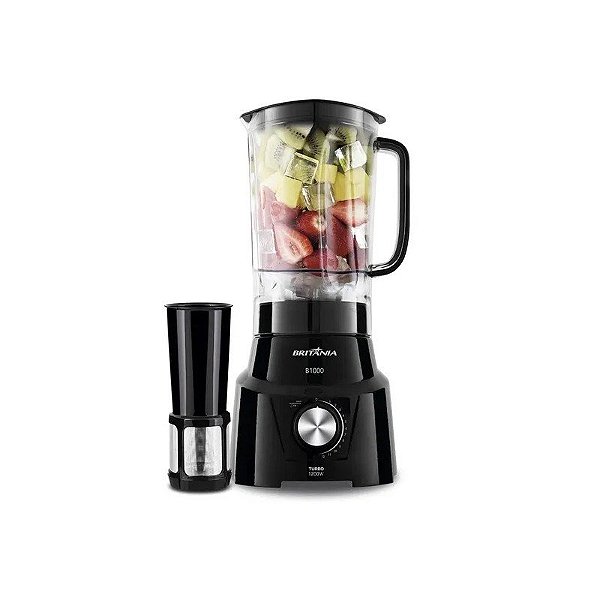 Liquidificador Britânia B1000P - 1200W - 3L - 220V - Preto