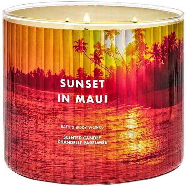 Vela Aromática Bath & Body Works Sunset In Maui - 411g