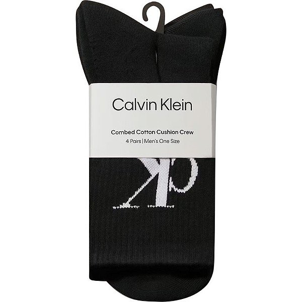 Meias Calvin Klein CVM213CR08001 - Masculinas (5 Pares)