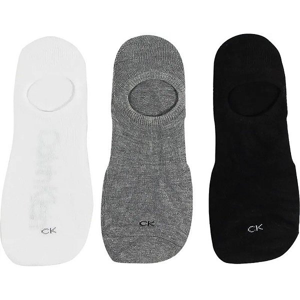 Meias Calvin Klein CVM221LN01003 - Masculinas (6 Pares)