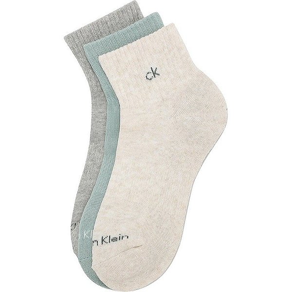 Meias Calvin Klein CKW231QT04003 - Feminina (3 Pares)